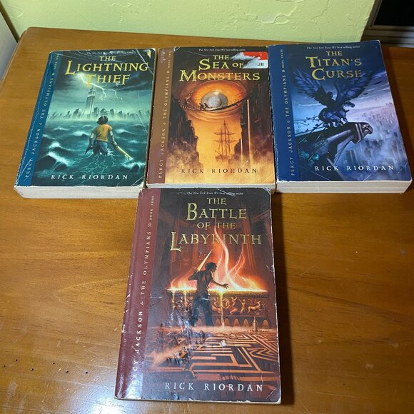 Collector's Bundle: Percy Jackson Original Cover Set (4 Books) - Picture 1 of 14
